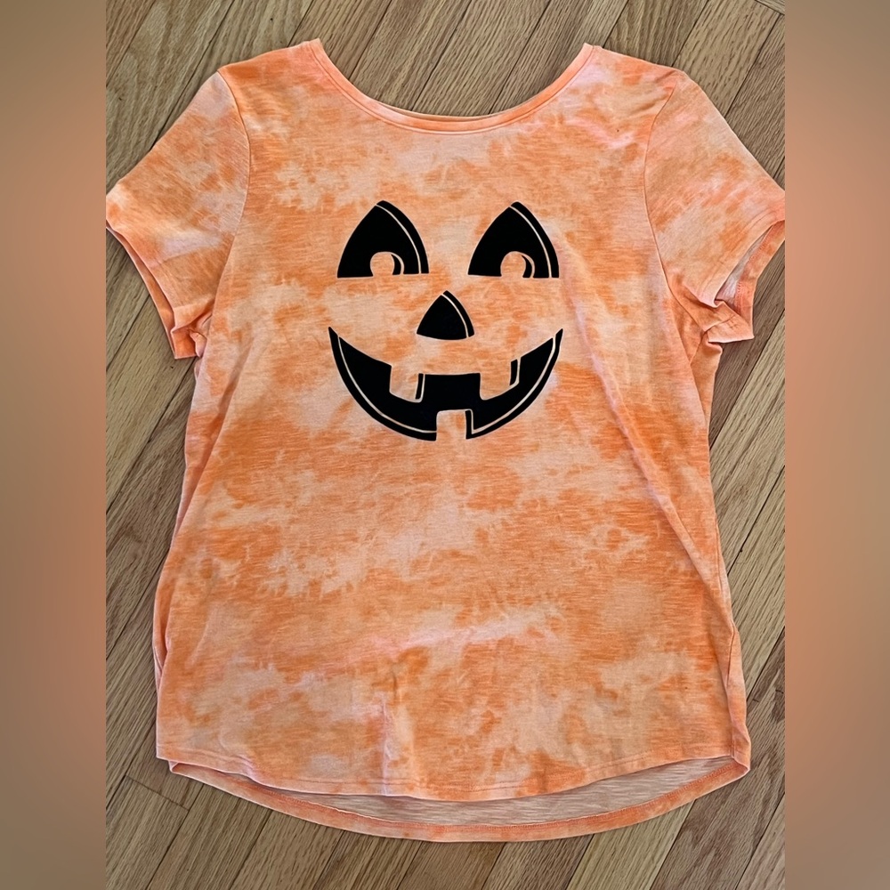 Tie Dye Pumpkin T-Shirt